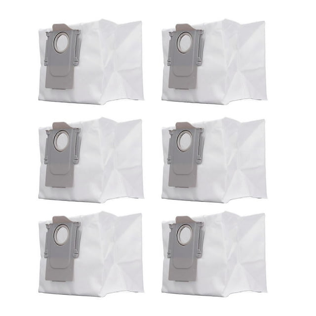 6 Pack Dust Bag for Roborock G10S Q5 S7G10spur Vacuum Cleaner Large Capacity Disposable Dirt Disposal Replacement