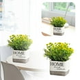 thumbnail image 3 of BinKFF Fake Plants Small, Ball Flower for Bathroom Shelf Decor, Decorative Plants for Home Living Room Office Bedroom Table Tray Shelve Farmhouse Decor Indoor, 3 of 8