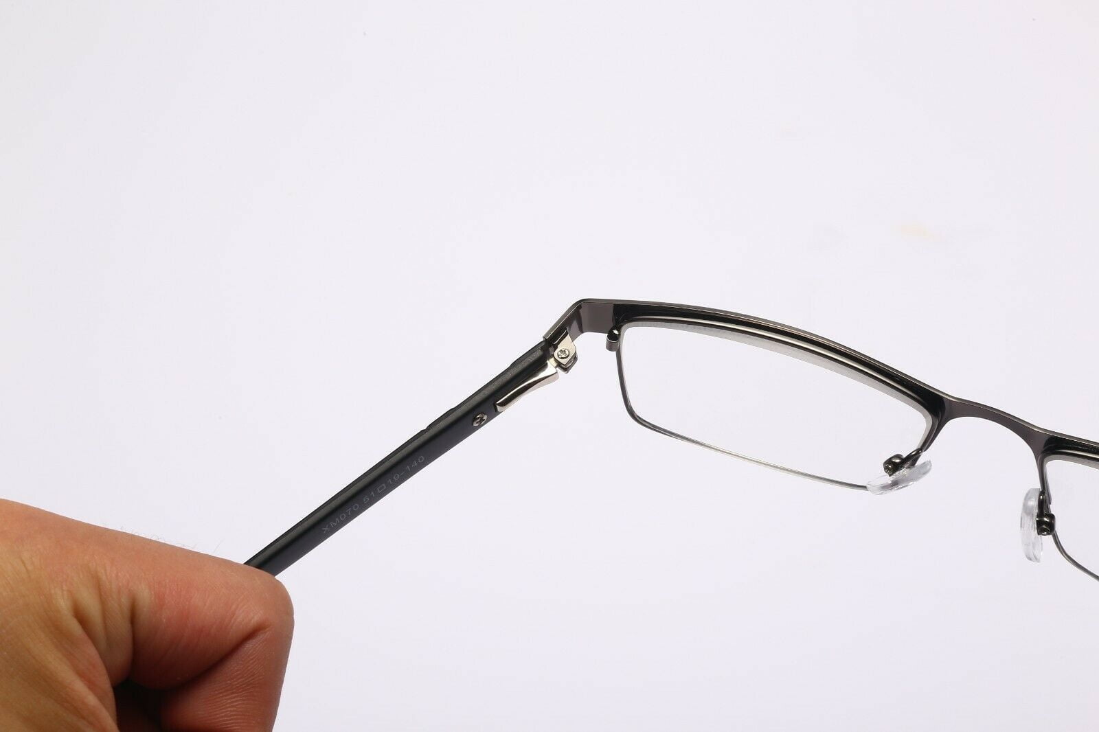11 Packs Mens Rectangular Classic Metal Frame Reading Glasses Black Spring Hinge Readers +1.50