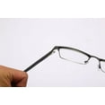 thumbnail image 6 of 6 Packs Mens Rectangular Classic Metal Frame Reading Glasses Black Spring Hinge Readers +2.50, 6 of 6