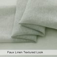 thumbnail image 6 of OVZME Dolly Faux Linen Sheer Kitchen Curtains 36 Inch Length 2 PCS,Bedroom Living Room Sage Green Sheer Curtain Tiers with Rod Pockets Blinds Small Window Treatments/Drapes for Cafe Tier,30W x 36L, 6 of 7