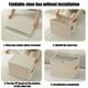 thumbnail image 5 of Caja de almacenamiento con tapa, caja plegable, organizador de ropa, estantería de malla, caja de calcetines, para dormitorio, de tela resistente, fácil de limpiar, plegable, portátil,, 5 of 7