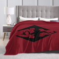 thumbnail image 4 of LAICAIW Skyrim Logo Drapeau Impérial Couverture Ultra-Douce Légère en Flanelle 50"X40 Pouces, 4 of 5