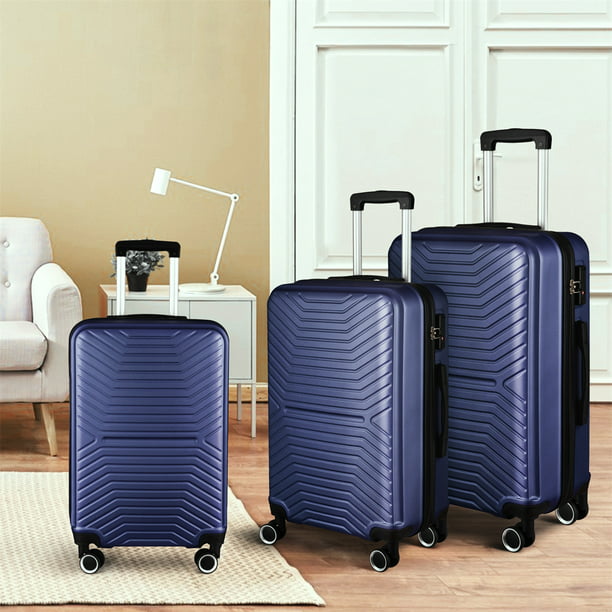 Luggage Sets with Expandable ABS Hardshell, 3pcs Clearance Luggage ...