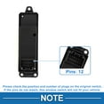 thumbnail image 4 of Interruptor de ventana eléctrica Unique Bargains No.GS1D66370 para el lado del pasajero delantero derecho para Mazda 6 2008 Negro, 4 of 7