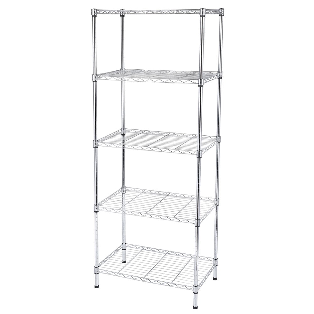Fchunhe 5Tier Heavy Rack, Heavy Duty Utility Metal Rack for Garage
