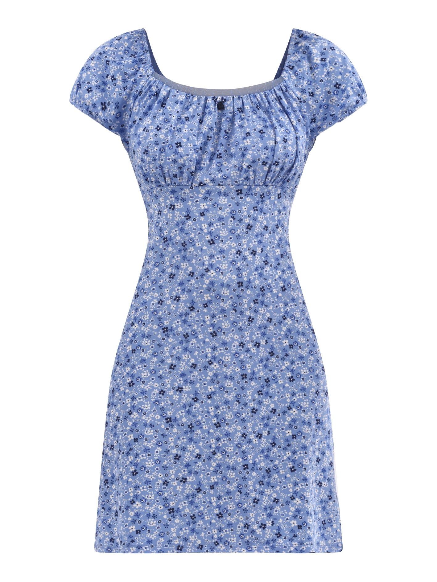 No Boundaries Puff Sleeve Mini Dress, Women's
