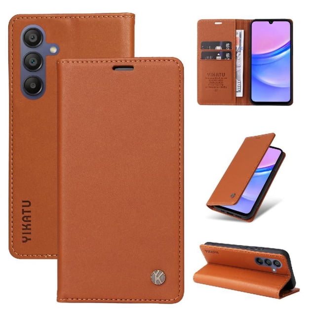 Funda para Samsung Galaxy A16 Estuche de Cuero PU Tipo Cartera con Ranuras para Tarjetas y Cierre Magnético