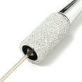 thumbnail image 3 of 20 pc Plastic Ball-Point Pen Rhinestone Beadable Pen for DIY Personalized Pen with Jewelry Bead Silver 144x14.5mm, 3 of 3