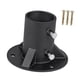 thumbnail image 2 of Poste para cerca de alambre de cadena con brida para piso, base redonda de metal, poste resistente para cerca de alambre de cadena Diámetro interior 65 mm, 2 of 9