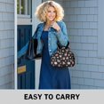 thumbnail image 6 of Pioneer Flower Floral Print Pattern Drawstring Lunch Bag Women - Drawstring Lunch Bag Insulated for Work Office - Stain-Resistant Large Lunchbags for Women with Multi-Pockets, 6 of 6