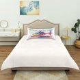 thumbnail image 6 of Haosy Satin Pillowcase for Hair and Skin Standard Cooling Silk Pillow Case with Envelope Closure Colorful Helicopter 20"x30", 6 of 9