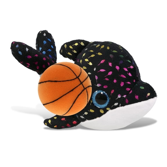 DolliBu Big Eye Orca Whale Stuffed Animal with Basketball Plush – Huggable Whale, Adorable Playtime Plush Toy, Cute Ocean Life Gift Doll Animal Toy for Kids and Adults – 8.5 Inches