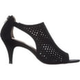 thumbnail image 3 of Style & Co. Womens Haddiee Open Toe Classic Pumps, Black, Size 9.5, 3 of 4