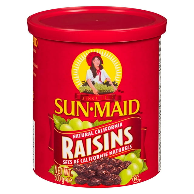 Sunmaid Raisins Canister