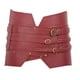 thumbnail image 1 of Cinturón ancho Vintage Medieval de cuero PU Hugo accesorio de pirata cinturón elástico Rojo, 1 of 10