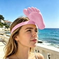 thumbnail image 1 of Printed Foot Shaped Sun Visor Hat with Adjustable Strap, Lightweight Plastic and Fabric Sun Protection for Beach Pool Outdoor, 1 Pack, 1 of 6