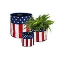 thumbnail image 3 of Patriotic Round Fabric Planters, Set of 3, 3 of 6
