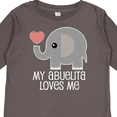 thumbnail image 4 of Inktastic My Abuelita Loves Me Gift Boys or Girls Long Sleeve Toddler T-Shirt, 4 of 5