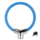 thumbnail image 1 of Fashionable bicycle lock with cable, multifunctional silicone bicycle lock, student bicycle lock for commuters and cyclists, blue, 1 of 5