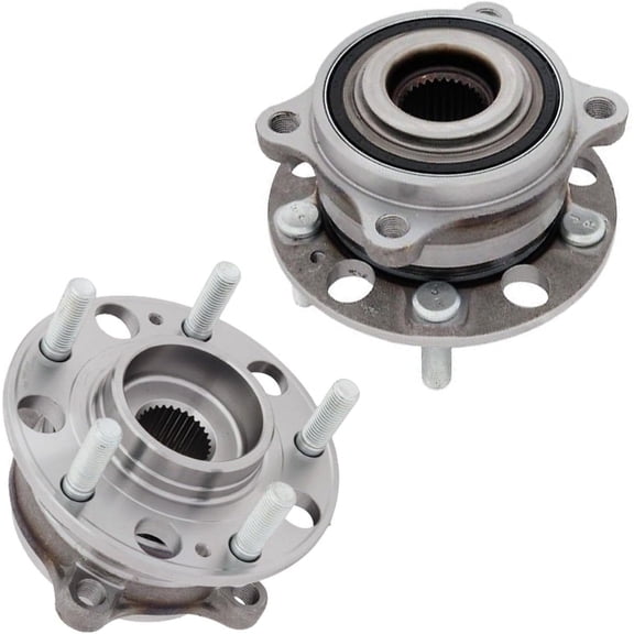 Detroit Axle - Pair Front Wheel Bearing and Hub Assembly for 2015-2018 Hyundai Santa Fe Sport 2015-2019 Santa Fe XL 2016-2020 Kia Sorento [w/5 Lugs]