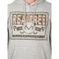 thumbnail image 4 of Realtree Heather Grey Warning V3 Men Graphic Hoodie, 4 of 5