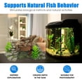 thumbnail image 7 of Aquarium Decor, Betta Fish Tank Accessories with Plants, Turtle Tank Decorations, Large Aquarium Ornaments, Fish Hideout, Decorative Accessories for Freshwater & Saltwater Tanks (Grass Bridge), 7 of 7
