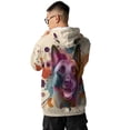 thumbnail image 5 of Belgian Malinois Portrait Watercolor Vintage Retro Styles All Over Print 3D Hoodie Unisex Merch Hoodies Sheepdog Dog Lover Gifts - 00001, 5 of 6
