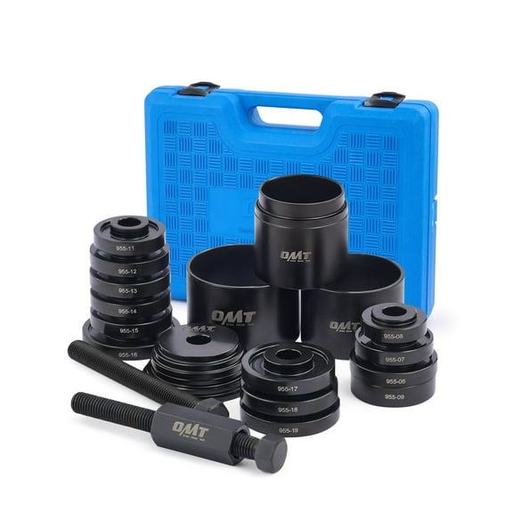 OMT Front Wheel Bearing Press Kit Drive Bearing Removal & Installation Set 24pcs