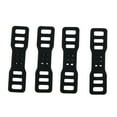 thumbnail image 2 of 4PC Bike Bicycle Cycling Silicone Elastic Strap Bandage Light Lamp Mount Holder, 2 of 8
