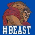 thumbnail image 2 of Boy's Beauty and the Beast #Beast  Graphic Tee Royal Blue Medium, 2 of 5