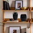 thumbnail image 5 of LuxenHome 2-Piece Black Jug Terracotta Vase with Two Handles Set, 5 of 7