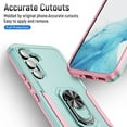 thumbnail image 4 of TASHHAR Samsung Galaxy A14 5G Case with Privacy Screen Protector and Magnetic Ring Kickstand Military Grade Double Layer Drop Protection Rugged for Galaxy A14 5G Phone - Teal Pink, 4 of 11
