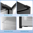 thumbnail image 2 of Congelador vertical BANGSON de 2.1 pies cúbicos con puerta reversible, negro, 2 of 8