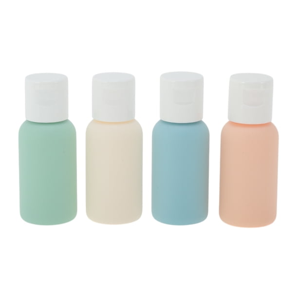 Juego de Recipientes de Viaje de 4 Piezas Unique Bargains Botellas de Viaje Portátiles Azul Rosa