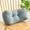 #Blue, variant on 100Fens Olid Color Thickened Waist Cushion Nap Pillow Bedside Chair Sofa Back Cushion Office Prone Sleeping Pillow With Filling Cotton Pillow