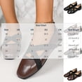 thumbnail image 3 of SuTry Women's Square Toe Mary Jane Flats Elastic Crisscross Strap Glossy PU Leather Lightweight Comfortable Slip On Casual Office Daily Walking Shoes(39), 3 of 8