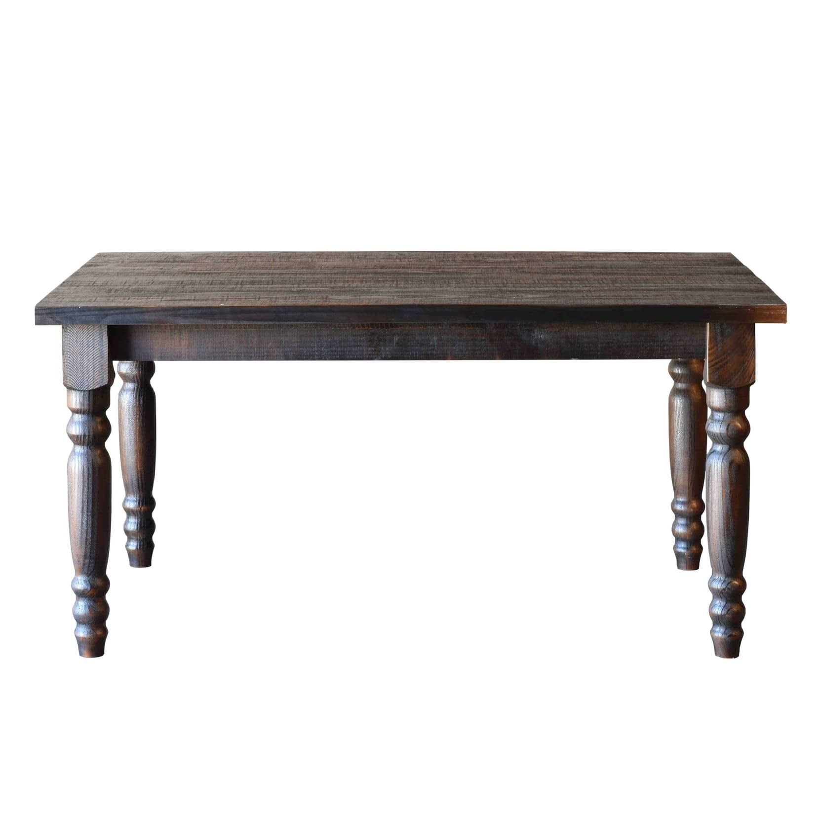 Grain Wood Furniture Valerie Original Solid Wood 63" Dining Table, Barnwood