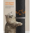 thumbnail image 2 of Poste Rascador para Gatos, 85 cm de Alto, de Sisal, Pompón de Muelle con Campana, Negro Tinta, 2 of 5