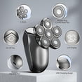 thumbnail image 2 of Compatible Men's Whole Body Wash Electric Shaver Six-Bade Head Multifunction LCD Digital Display Shaver Set_Perfect Gift, 2 of 5