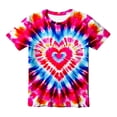 thumbnail image 2 of OSOLU Children Boys T-Shirts Tie Dye Short Sleeve Crew Neck Lightweight Comfortable Everyday Wear School Holiday Tops, 2 of 3