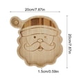 thumbnail image 3 of XKHHLH Santa Cookie Plate - 12-Inch Holiday Serving Platter for Christmas Eve, Holiday Dinners, Parties - Festive Christmas Dinnerware, 3 of 9