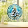 thumbnail image 4 of HELLOYOUNG Rotating Wind Chimes 360 Metal Bells Soothing Sounds Indoor Outdoor Garden Decor with Snow Scene Design Spiral Hanging Ornament for Patio Porch Home Christmas Valentine Gift, 4 of 10