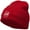 Red, variant on NASA Logo Outline Embroidered Short Beanie - Red OSFM