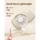 thumbnail image 5 of Ventilador de mano Aluan Mini, potente USB recargable, color beige, 5 of 7