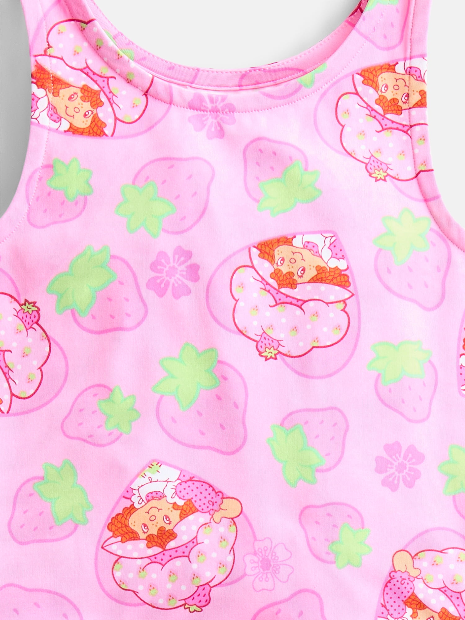 Strawberry Shortcake Toddler Girls' Active Tank Top and Skort Set, 2-Piece, Sizes 12M-5T