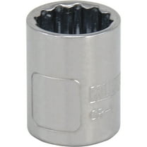 Klutch Socket, SAE, 3/8in., 3/8in.-Drive, 12-Pt.