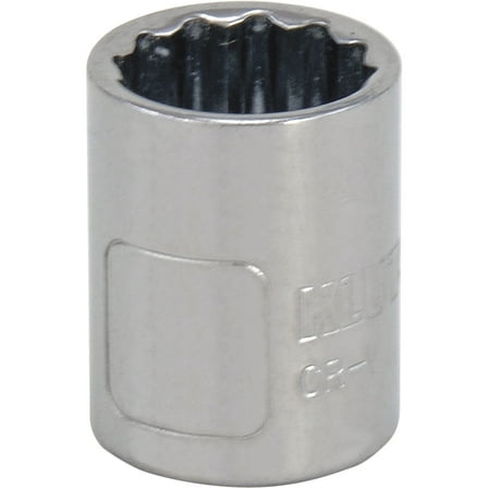 Klutch Socket, SAE, 3/8in., 3/8in.-Drive, 12-Pt.