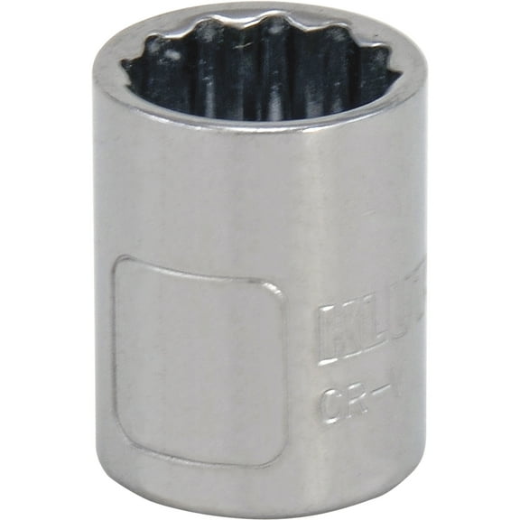 Klutch Socket, SAE, 3/8in., 3/8in.-Drive, 12-Pt.