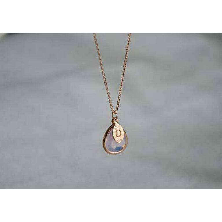 October birthstone necklace best sale walmart